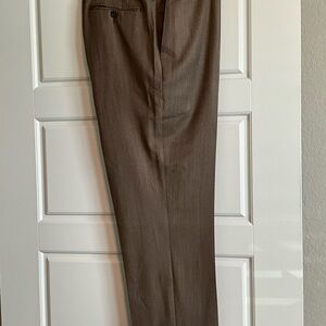 JB Britches Torino Khaki Wool Blend Trousers